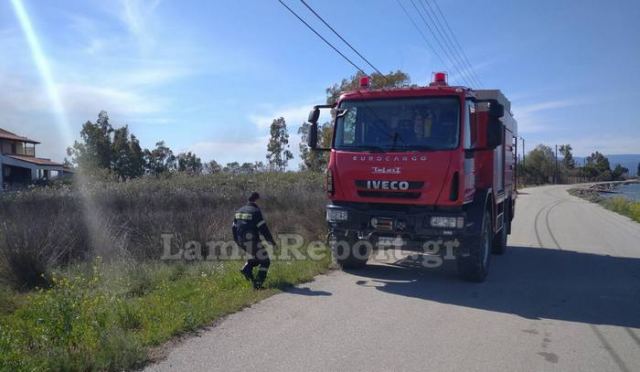 Πυρκαγιά απείλησε σπίτια στον Άγιο Σεραφείμ - Δείτε εικόνες