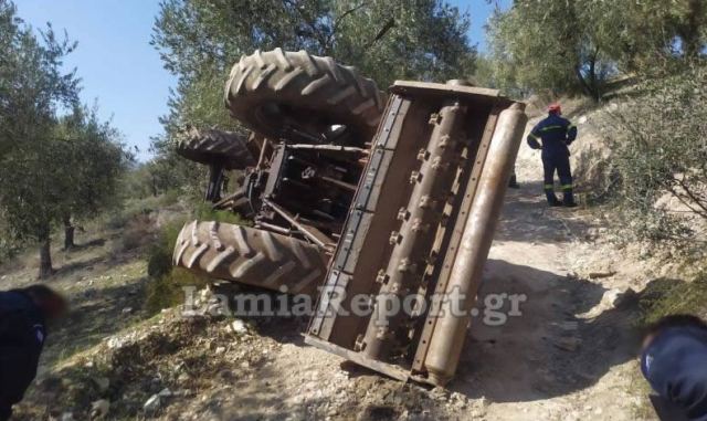 Θρήνος στην Αταλάντη: Τρακτέρ καταπλάκωσε ζευγάρι