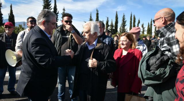 Κουτσούμπας από Φθιώτιδα: Δίκαιος ο αγώνας των αγροτών, να υλοποιηθούν τώρα τα αιτήματα τους