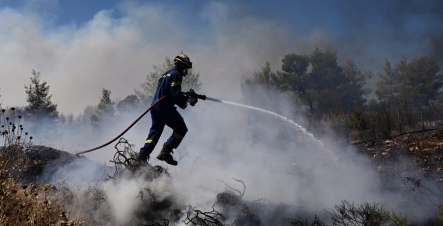 Λιτόχωρο: Προσήχθη 50χρονος για τη φωτιά