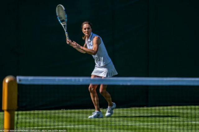 Kate Middleton & Roger Federer έπαιξαν μαζί τένις στο Wimbledon