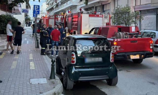 Λαμία: Συναγερμός για πυρκαγιά σε διαμερισμα (ΒΙΝΤΕΟ-ΦΩΤΟ)