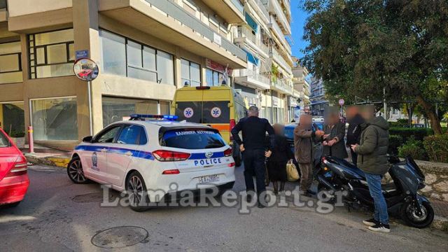 Λαμία: Τροχαίο με μηχανάκι σε διασταύρωση - Δείτε εικόνες