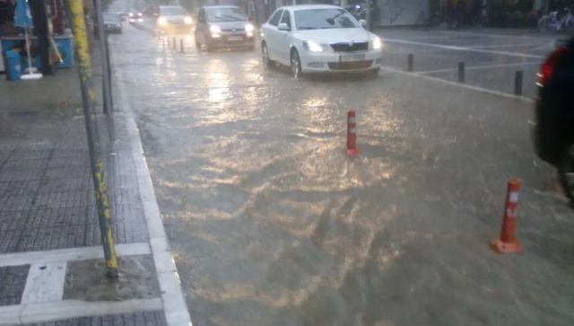 Τα Τρίκαλα στο επίκεντρο της κακοκαιρίας