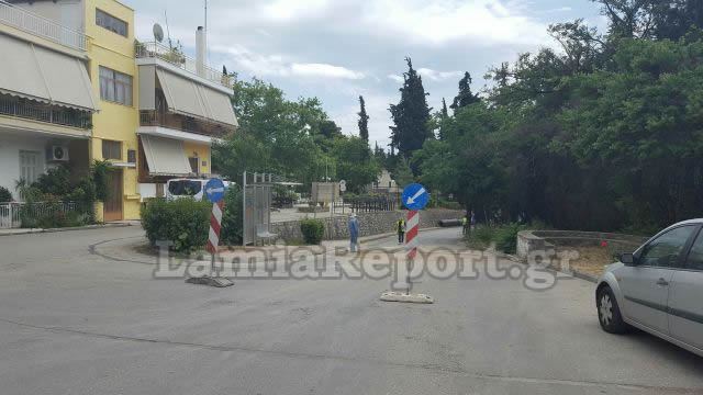 Κλειστό από σήμερα τμήμα της οδού Τυμφρηστού