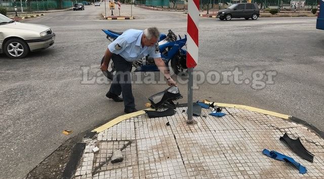 Λαμία: Τα αδέσποτα προκάλεσαν τροχαίο με μηχανή - ΦΩΤΟ