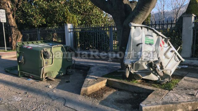 Λαμία: Έκανε τον κάδο... χαλκομανία!