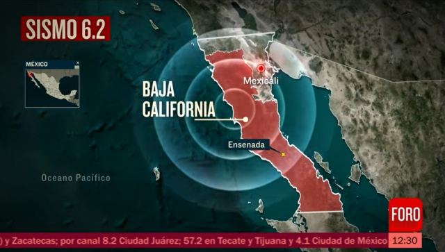 Μεξικό: Σεισμός 6,2 Ρίχτερ στις ακτές της Μπάχα Καλιφόρνια
