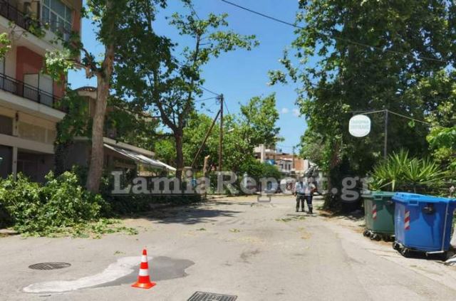 Λαμία: Διακοπή κυκλοφορίας στην οδό Τυμφρηστού