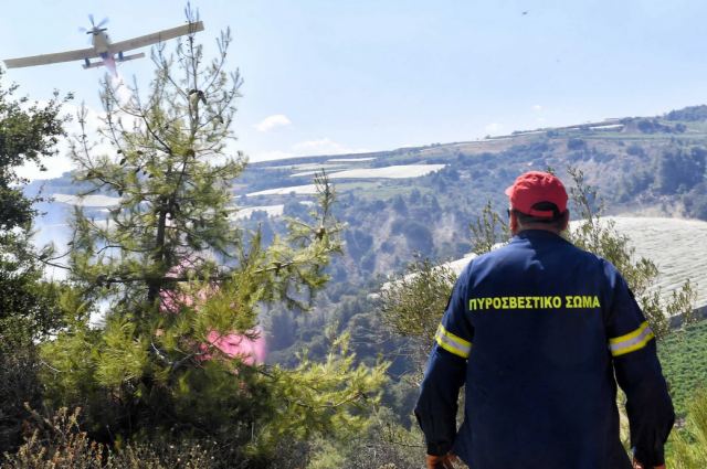 Φωτιά στη Γόρτυνα Ηρακλείου, ήχησε το 112