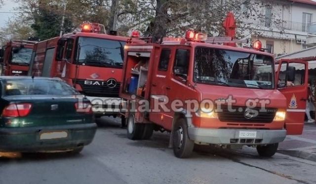 Λαμία: Πυρκαγιά σε καμινάδα ψητοπωλείου