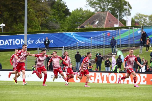 Ολυμπιακός – Ναντ 3-1 στα πέναλτι: Oι «ερυθρόλευκοι» στον τελικό του Youth League