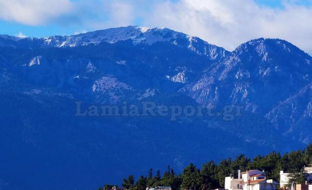 Φθιώτιδα - Στερεά: Πολύ χαμηλές θερμοκρασίες και χιόνια στα ορεινά