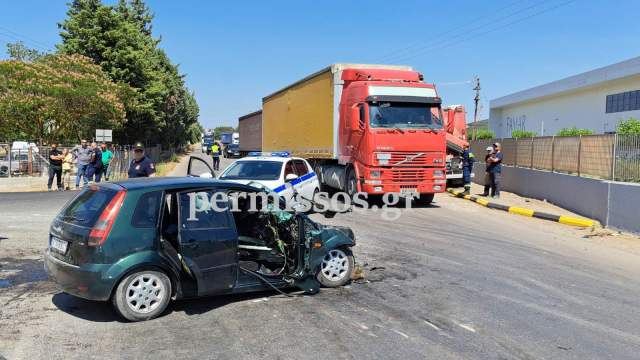 Τροχαίο δυστύχημα έξω από τη Θήβα - Ένας νεκρός και δύο τραυματίες