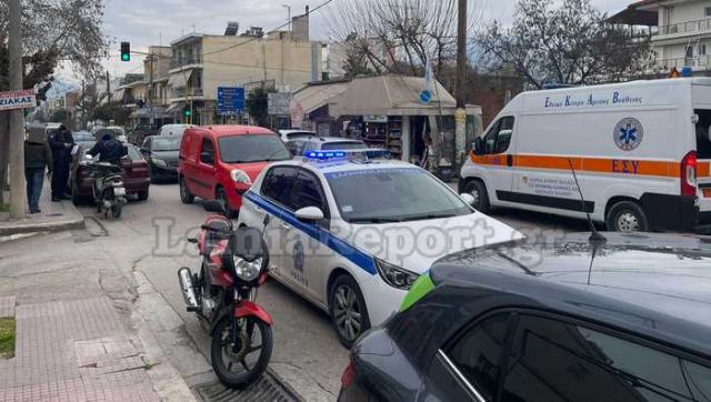 Λαμία: Τροχαίο με μηχανή σε διασταύρωση