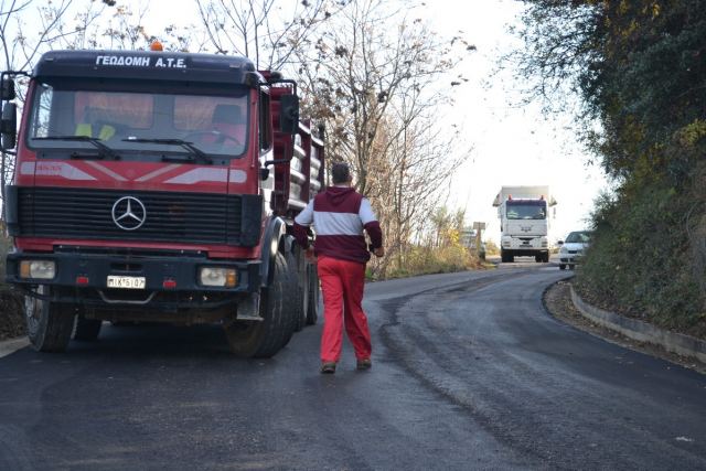 Προχώρησε το έργο αποκατάστασης του δρόμου Αγ. Κων/νου - Άγναντης