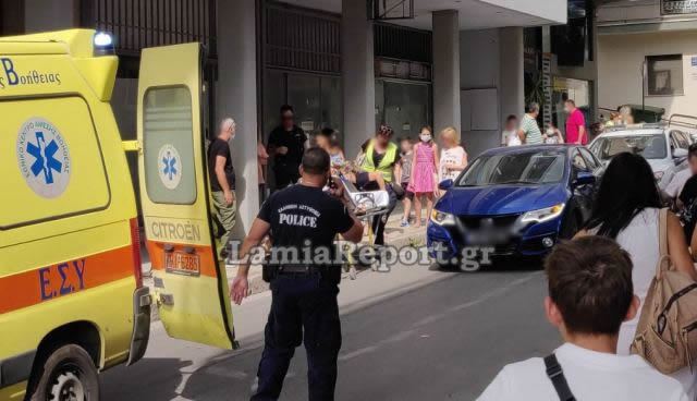 Λαμία: Παράσυρση μαθήτριας έξω από σχολείο - Δείτε εικόνες