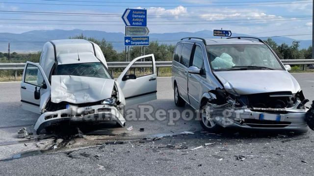 Τραυματίστηκε Λαμιώτης επαγγελματίας σε τροχαίο (ΒΙΝΤΕΟ-ΦΩΤΟ)