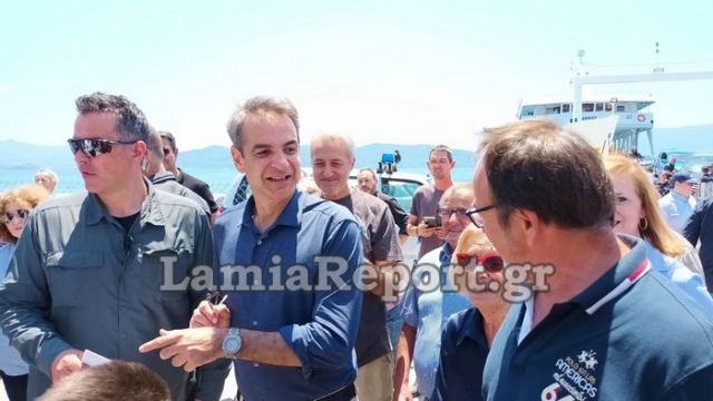 Η Γλύφα πρώτος σταθμός στη Φθιώτιδα για το Μητσοτάκη (ΦΩΤΟ)