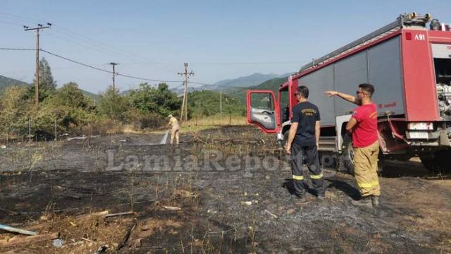 Πρόλαβαν επικίνδυνη πυρκαγιά στην Παύλιανη (ΦΩΤΟ)