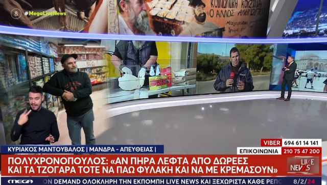 Κώστας Πολυχρονόπουλος: «Αν πήρα λεφτά από δωρεές τότε να πάω φυλακή»