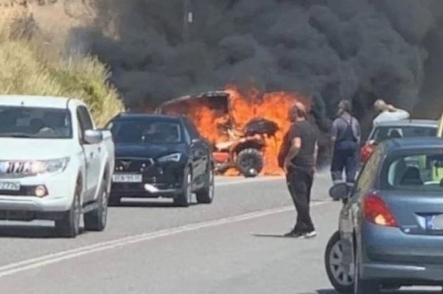 Φοβερό τροχαίο στη Ρόδο με γουρούνα - Δείτε εικόνες