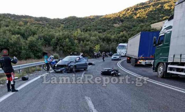 Έκτακτο: Σοβαρό τροχαίο με μηχανή στις στροφές του Δομοκού