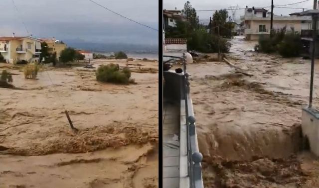 Θεομηνία στην Εύβοια με δύο νεκρούς - Πλημμύρες και εγκλωβισμένοι - Δείτε εικόνες