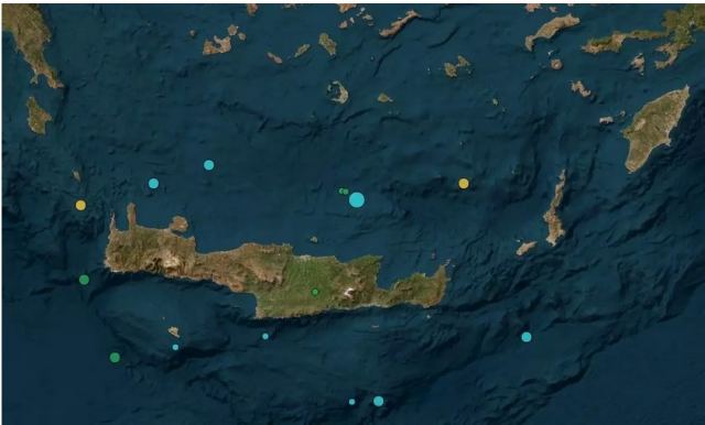 Σεισμός 4,7 Ρίχτερ στην Κρήτη