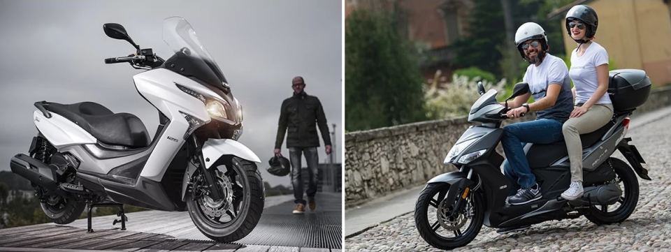 Οδήγησε scooter Kymco έως 125cc με δίπλωμα αυτοκινήτου