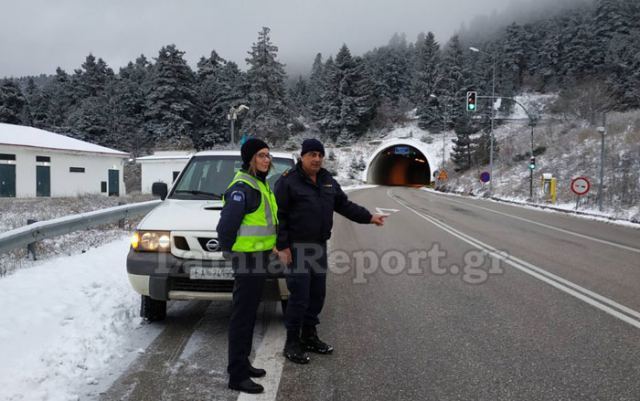 Στερεά: Κυριακή και Δευτέρα με απαγορεύσεις λόγω χιονιά