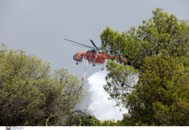 Επεκτείνεται συνεχώς η φωτιά στο Παγγαίο - Έφτιαξαν προληπτικά αντιπυρικές ζώνες κοντά στα χωριά