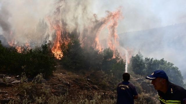 Δύσκολο το μέτωπο στα Δερβενοχώρια: Εκκένωση οικισμών, εντολή να κλείσουν οι έξοδοι 1 και 2 προς Μάνδρα και Μαγούλα (ΒΙΝΤΕΟ)