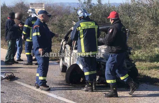 Φοβερό τροχαίο: Εγκλωβίστηκε και απανθρακώθηκε οδηγός - ΒΙΝΤΕΟ