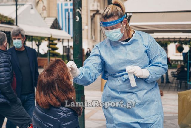 Λαμία: Πολλά θετικά έβγαλε η δειγματοληψία στην πλατεία Ελευθερίας