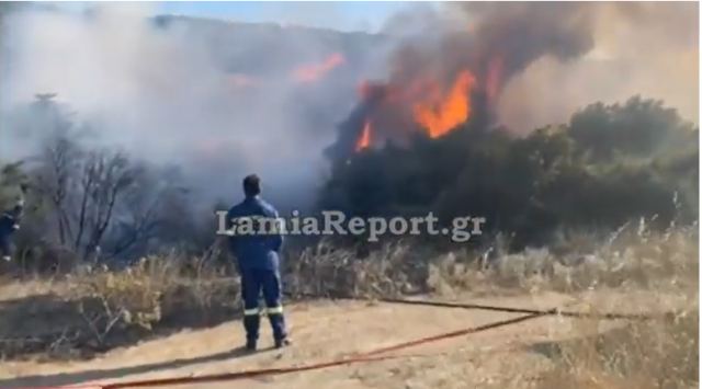 Συναγερμός για πυρκαγιά στον Καραβόμυλο