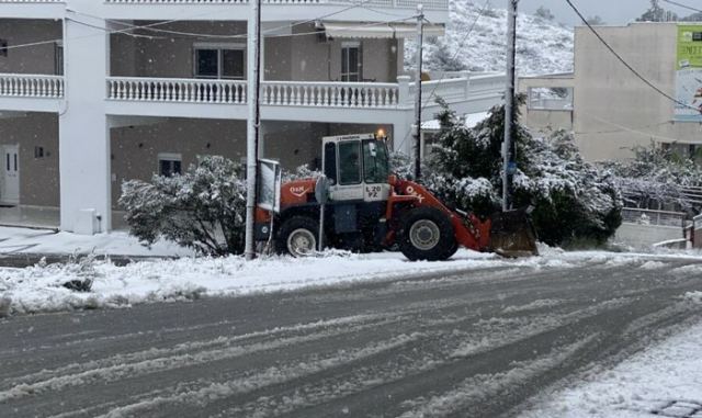 Στους δρόμους όλα τα μηχανήματα του Δήμου Χαλκιδέων