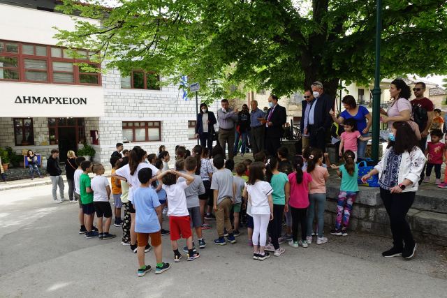 Όμορφες εικόνες από τον αγώνα δρόμου για παιδιά στον Άγιο Γεώργιο Αμφίκλειας