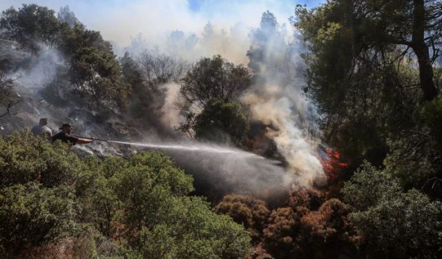 Φωτιά στη Ζάκυνθο: Καίγεται για τρίτη φορά το δάσος της Αγίας Μαρίνας