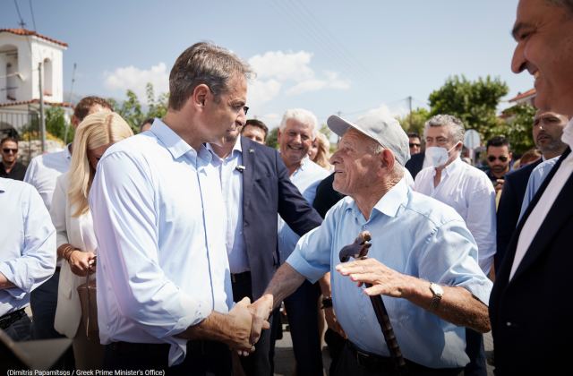 Ηγετική εμφάνιση Μητσοτάκη από τις Σέρρες