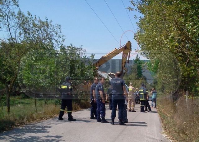 Νεκρός από ηλεκτροπληξία χειριστής τσάπας - 