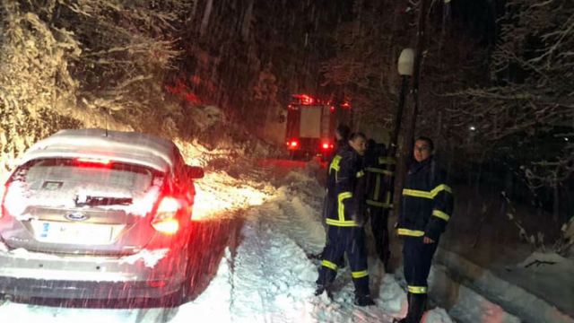 Τέλος καλό για τους εγκλωβισμένους εκδρομείς στη δυτική Φθιώτιδα