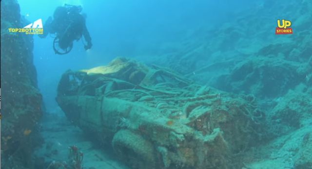 Βουτιά στο εντυπωσιακό υποθαλάσσιο νεκροταφείο αυτοκίνητων της Ελλάδας