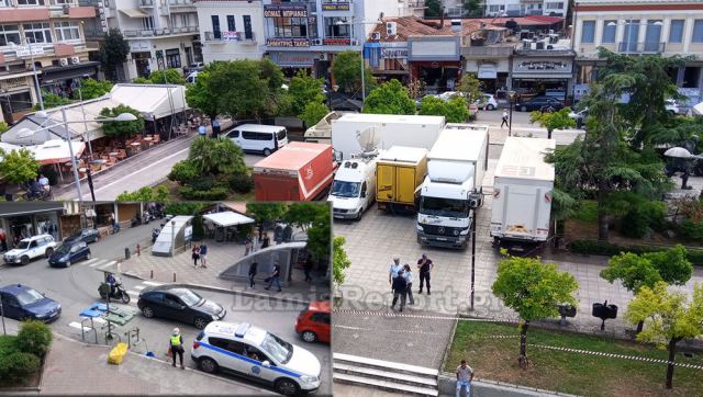 Λαμία: Αστυνομοκρατούμενη η πόλη για την ομιλία Τσίπρα