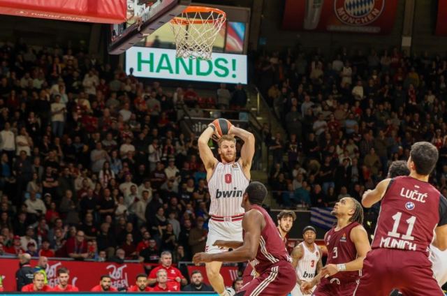 Euroleague, Μπάγερν-Ολυμπιακός 72-76: Απόδραση από το Μόναχο