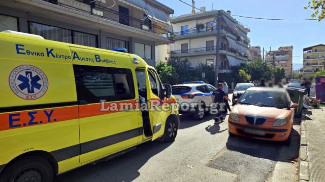 Τρακάρισμα σε διασταύρωση στη νότια Λαμία (ΦΩΤΟ)