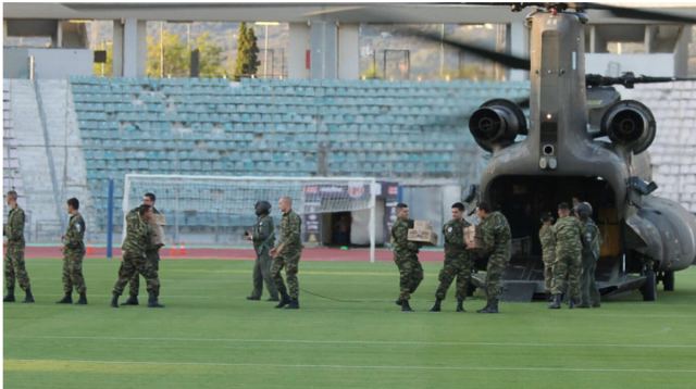 Θεσσαλία: Ελικόπτερα, κομάντο της Ζ' ΜΑΚ και λέμβου στέλνει ο Στρατός ενόψει της κακοκαιρίας