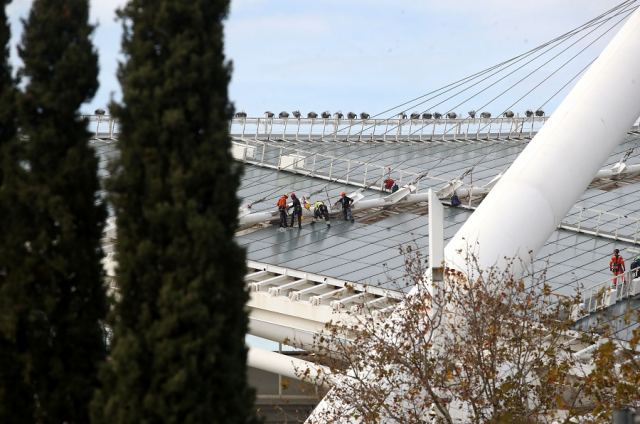 ΟΑΚΑ: Οι εργασίες στο στέγαστρο Καλατράβα και το μνημόνιο συνεργασίας ΤΑΙΠΕΔ και ΤΕΕ για την ασφαλή επαναλειτουργία του σταδίου