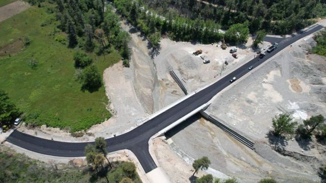 Παραδόθηκε στην κυκλοφορία η νέα σύγχρονη γέφυρα Γοβιών