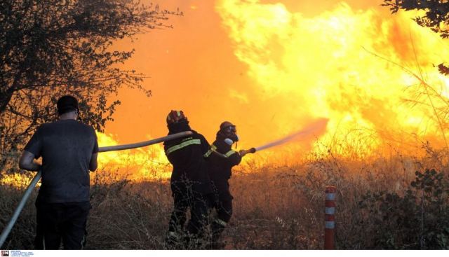 Εκτός ελέγχου η πυρκαγιά στη βορειοανατολική Αττική - Σε Καλλιτεχνούπολη, Γραμματικό τα μεγάλα μέτωπα